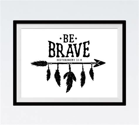 Be Brave – Deuteronomy 31:8 – Seeds of Faith