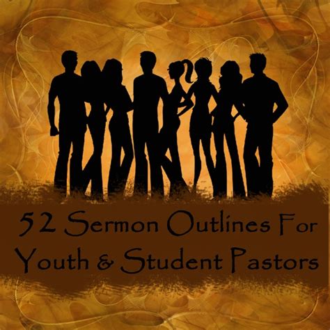 52 Sermon Outlines for Youth and Student Pastors by Addison Publishing ...