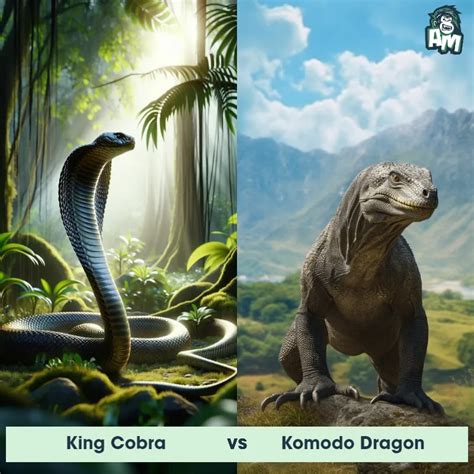 King Cobra vs Komodo Dragon: See Who Wins | Animal Matchup