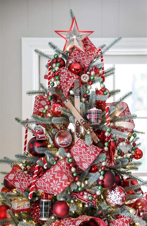 Cozy Lodge Christmas Tree - Christmas Tree Decorating Ideas