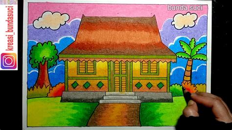 Cara Mewarnai Rumah Adat Betawi Animasi Guru - IMAGESEE