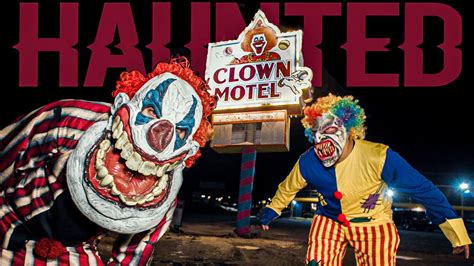 OVERNIGHT in HAUNTED CLOWN MOTEL: The Cemetery Follows - YouTube