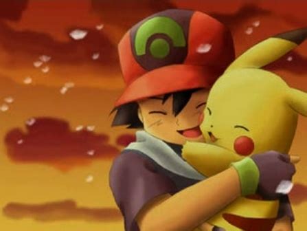 Pikachu and Ash Hug - Pikachu Photo (14961482) - Fanpop