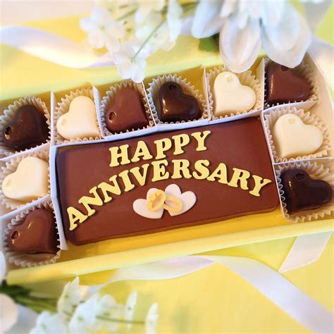 Wedding Anniversary Chocolates Anniversary Candy | Etsy