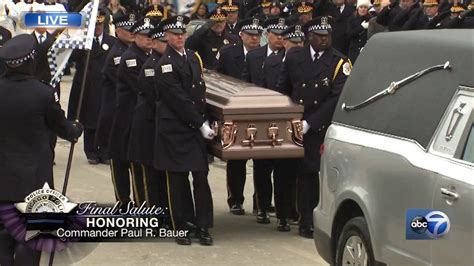 Thousands mourn slain Chicago police Commander Paul Bauer - ABC7 Chicago