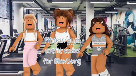 Fitness/Gym outfit codes for Bloxburg | Roblox - YouTube