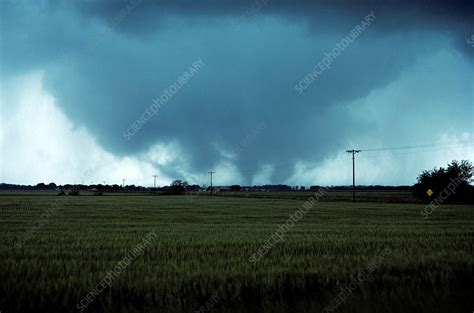 Multiple Vortex Tornado, Oklahoma, 1982 - Stock Image - C017/4370 - Science Photo Library