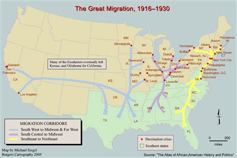 Great Migration - African Americans in the 1920's