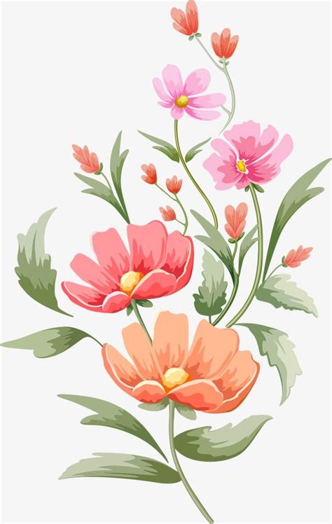 Watercolor Flowers Paintings, Flower Art Painting, Fabric Painting, Flower Drawing, Floral ...