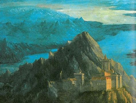 The battle of Issus (fragment), 1529 Albrecht Altdorfer Oil Painting Landscape, Landscape Art ...