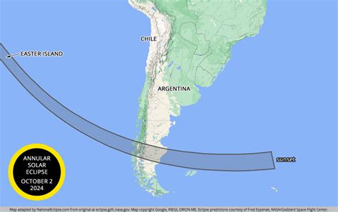 National Eclipse | Eclipse Maps | October 2, 2024 - Annular Solar Eclipse