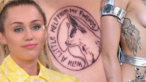 10 Best Miley Cyrus Tattoos & Their Meanings | Top Entertainment News