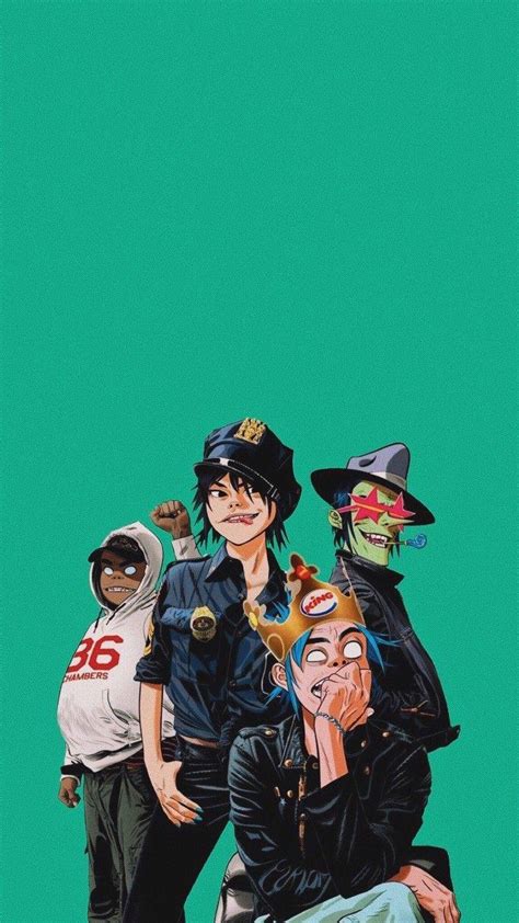 2d Gorillaz Phone Wallpaper ~ Gorillaz 2d Wallpapers | Celtrislt Wallpaper