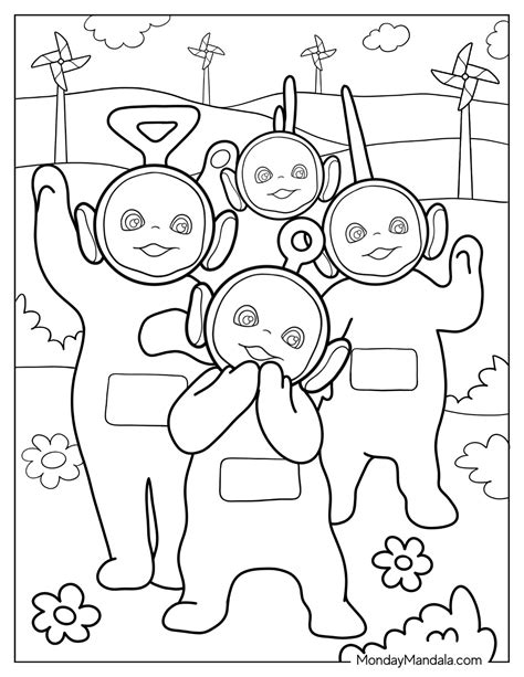 20 Teletubbies Coloring Pages (Free PDF Printables)