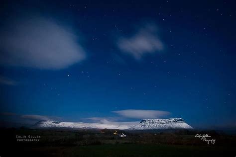 Benbulben in Winter Snow by Photographer Colin Gillen | Sligo ...