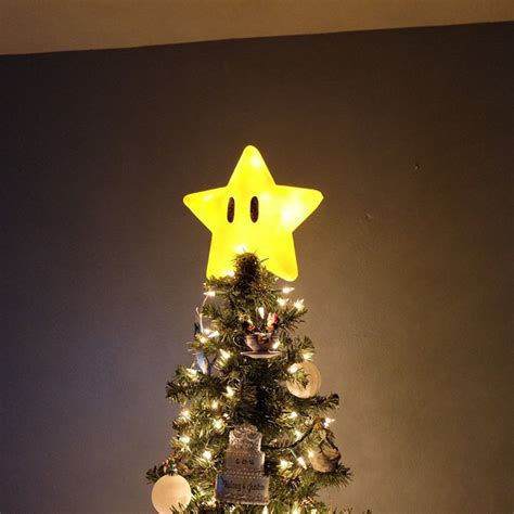 The Super Mario Star Tree Topper Might Just Be The Coolest Yet