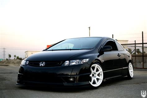 black on white civic | Dream Rides | Honda, Honda civic, Cars