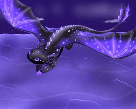 Purple night fury! | How train your dragon, Night fury dragon, Dragon ...