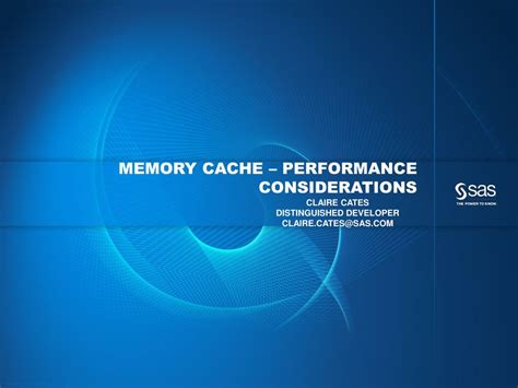 PPT - Memory Cache – performance considerations PowerPoint Presentation ...