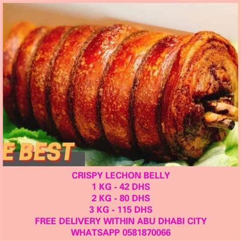 Crispy Lechon Belly Abu Dhabi & Dubai