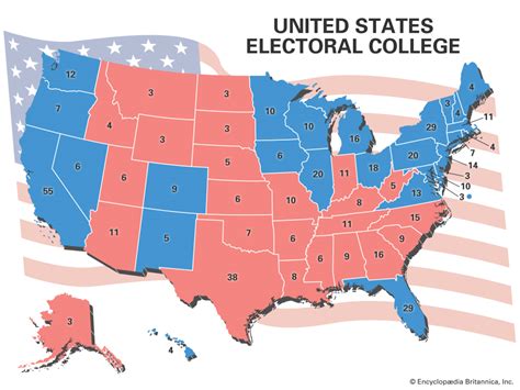 United States Electoral College Votes by State | electoral college | Britannica.com