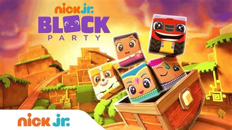 NEW Block Party: Golden Cube Adventure w/ PAW Patrol, Shimmer & Shine, & More! | Nick Jr ...