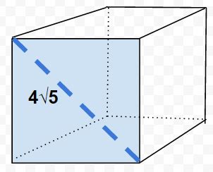 How to find the length of an edge of a cube - Intermediate Geometry