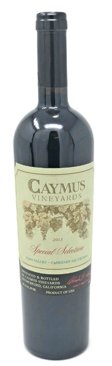 Caymus Vineyards Special Selection 2013 Cabernet Sauvignon - Old Town Tequila