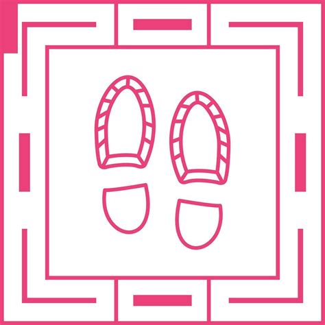 Footprint Vector Icon 23227557 Vector Art at Vecteezy