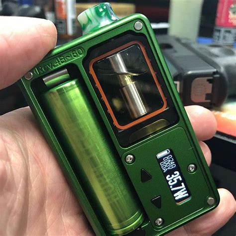 ALL GREEN Billet Box | Vape, Vape mods, Vape smoke