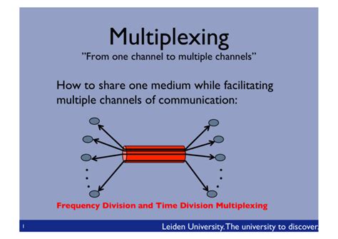 Multiplexing, Switching and Routing