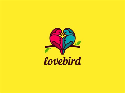 Love bird logo design 3 by Nasir Uddin | Logo Designer on Dribbble