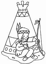 Indian Teepee Coloring Page Printable Pages For Kids  sketch template