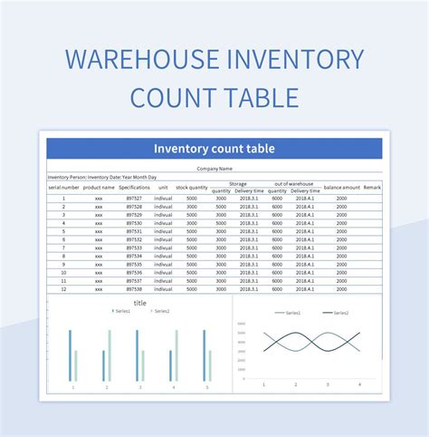 Free Warehouse Inventory Inventory Table Warehouse Table Templates For Google Sheets And ...