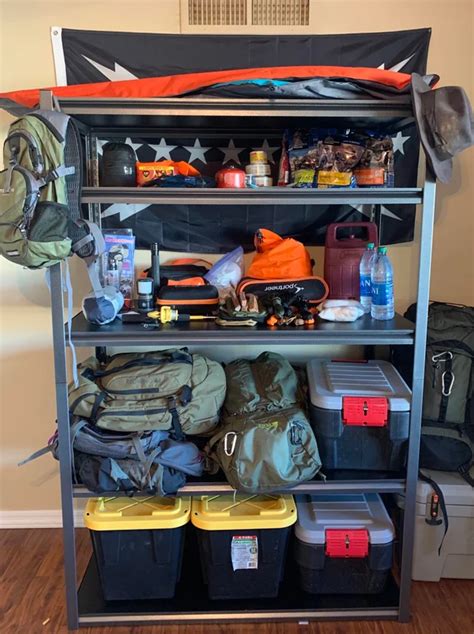 I bought a storage rack to organize my camping gear : CampingGear in 2020 | Camping gear ...