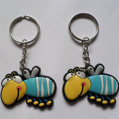 Custom Rubber Keychain With 3D Aspect