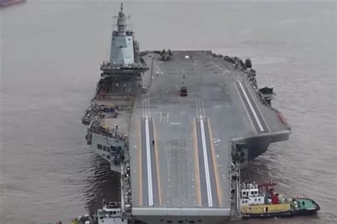 China Releases New Images of Third Aircraft Carrier Fujian - Newsweek