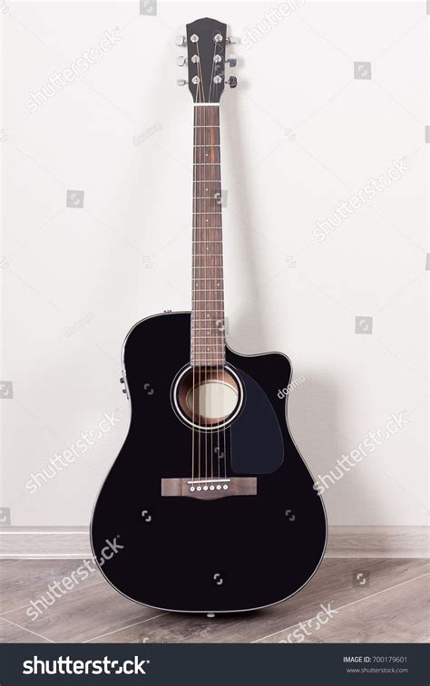 Black Classical Acoustic Guitar Empty Room Stock Photo 700179601 | Shutterstock