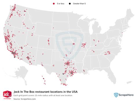 Number of Jack In The Box locations in the USA in 2024 | ScrapeHero