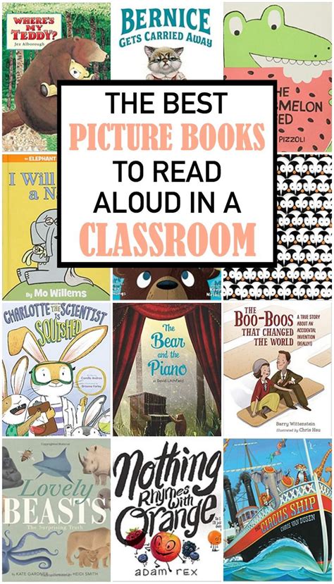 The Best Picture Books to Read Aloud in a Classroom | Kindergarten books, Children's picture ...