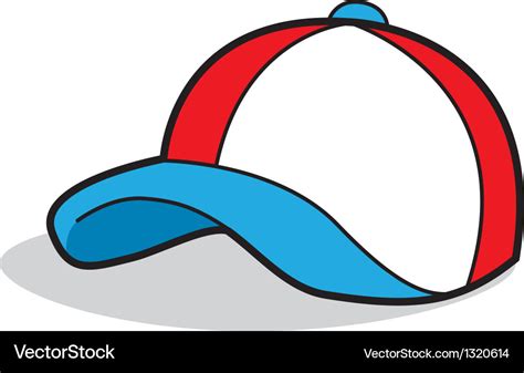 Cartoon baseball cap Royalty Free Vector Image