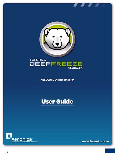 Deep Freeze Standard | Installation (Computer Programs) | Icon (Computing)