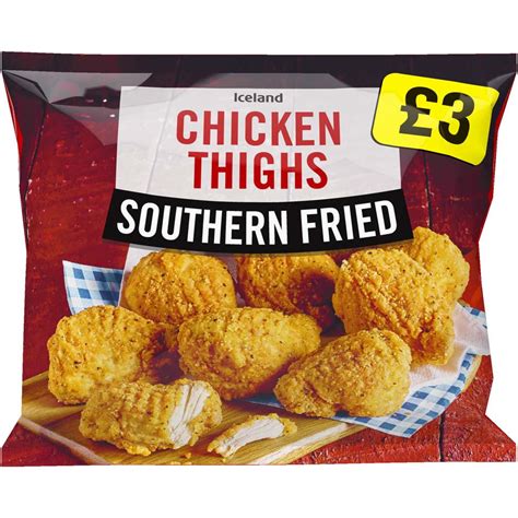 Iceland Southern Fried Chicken Thighs 850g | Breaded & Battered Chicken | Iceland Foods