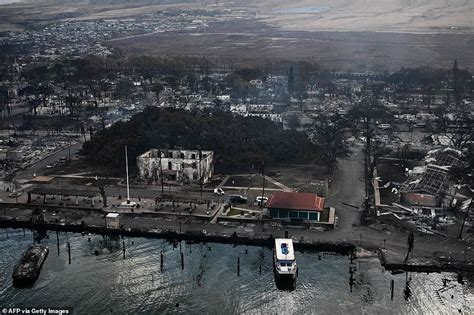 Lahaina fire aftermath: Aerial photos show extent of the damage caused ...