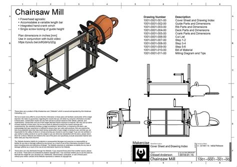 Chainsaw Mill Plans - Makercise