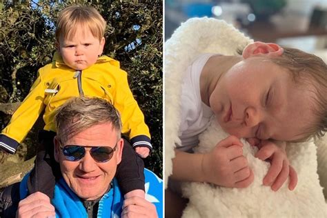 Gordon Ramsay shares adorable snaps of baby son Oscar on his first ...