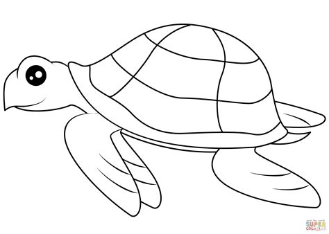 Sea Turtle coloring page | Free Printable Coloring Pages