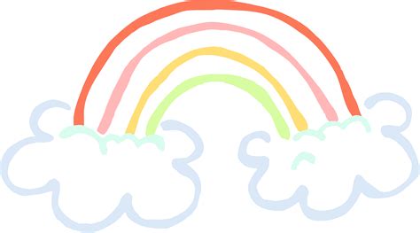 Kim Cliparts - Cloud Rainbow Clipart Png Transparent Png - Full Size ...