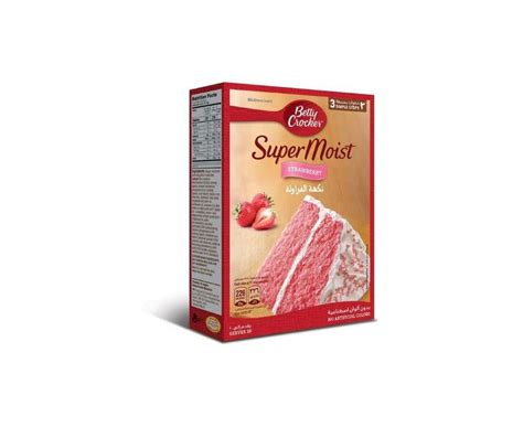 Betty Crocker Strawberry Cake Mix 6x400g | Bulkbox Wholesale