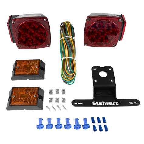 12V LED Trailer Light Kit, Submersible For Trailers Under 80 Feet ...